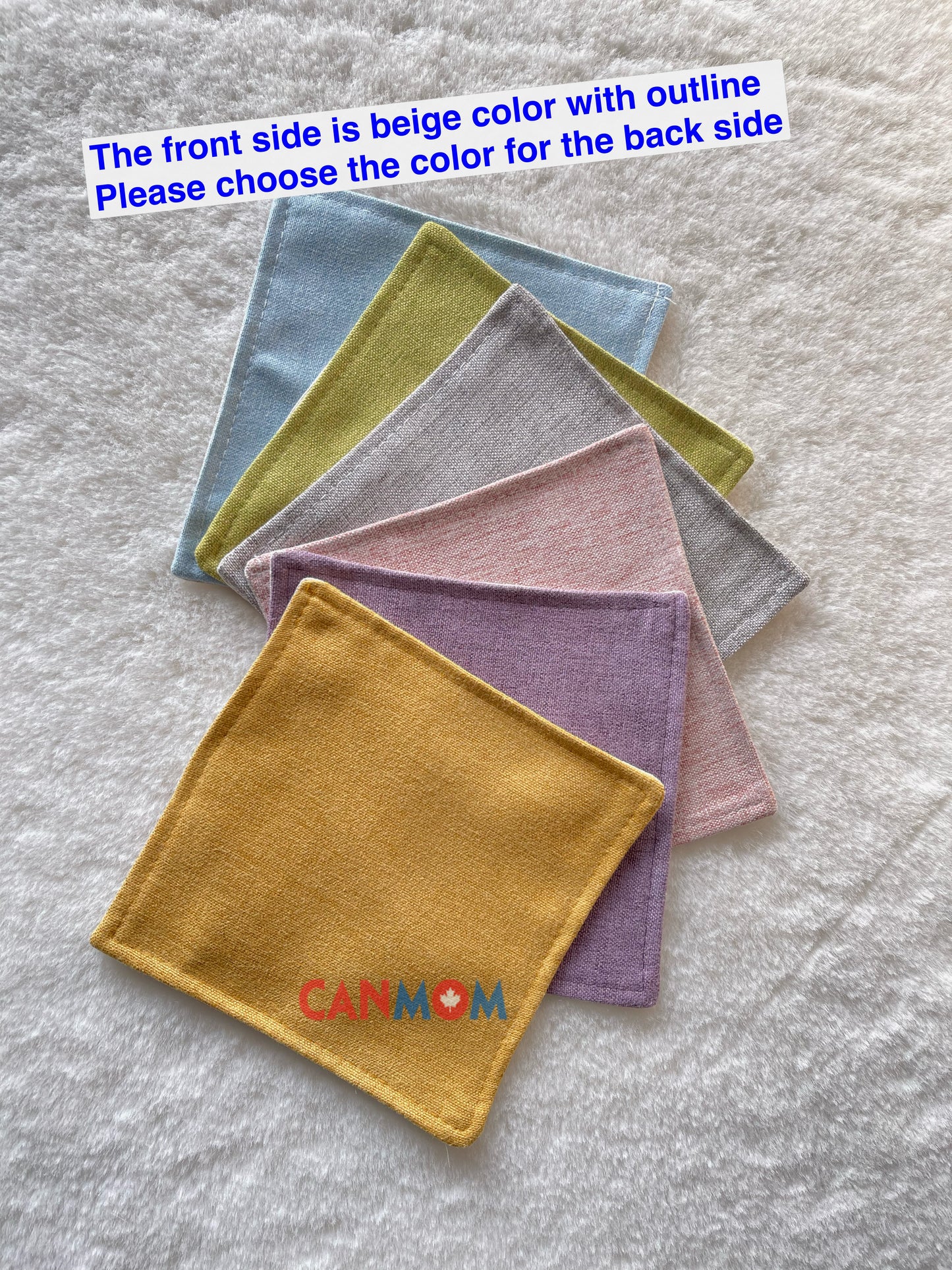 Montessori placemat with napkin set/ personalized placemat