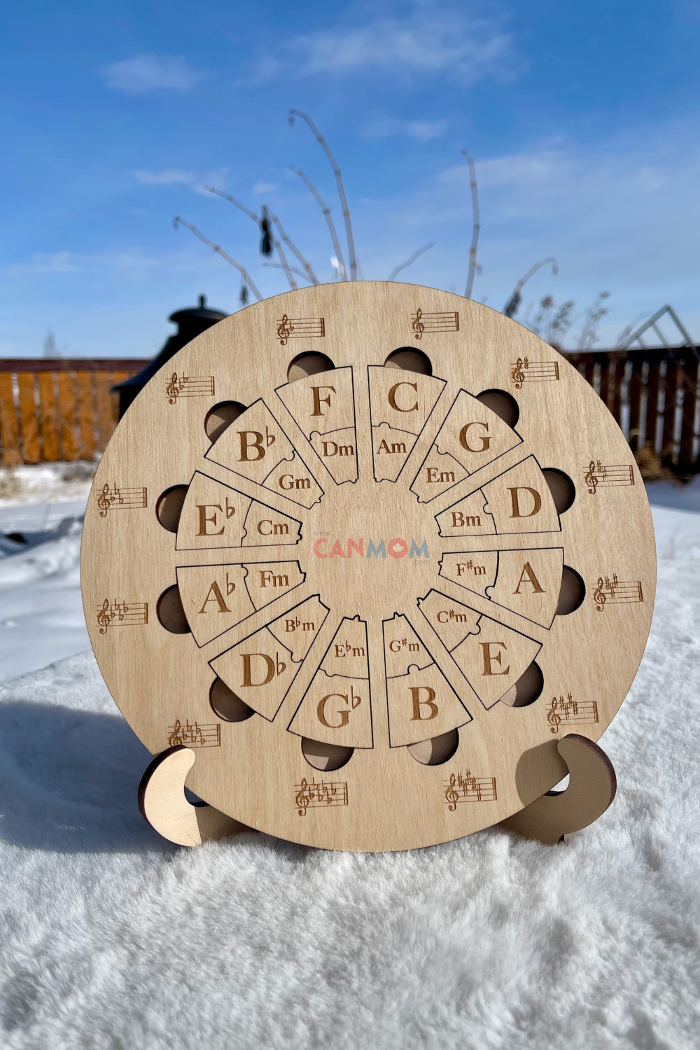 Circle of fifths puzzle | Learn Music Theory | Montessori hand on music activity