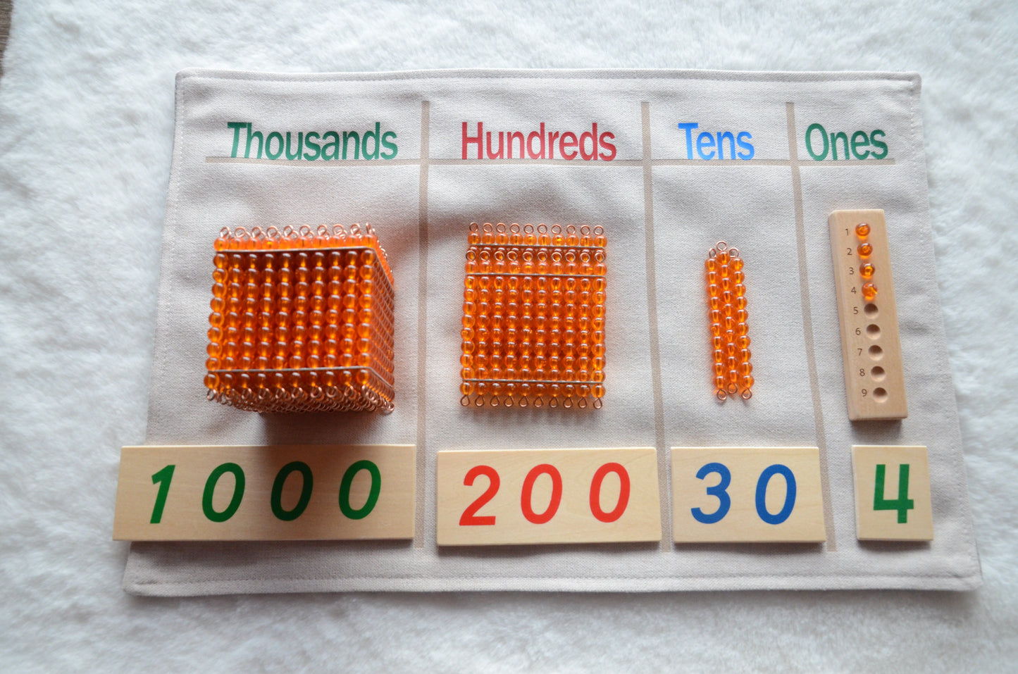 Unit base / learn 1-9 / Montessori decimal system
