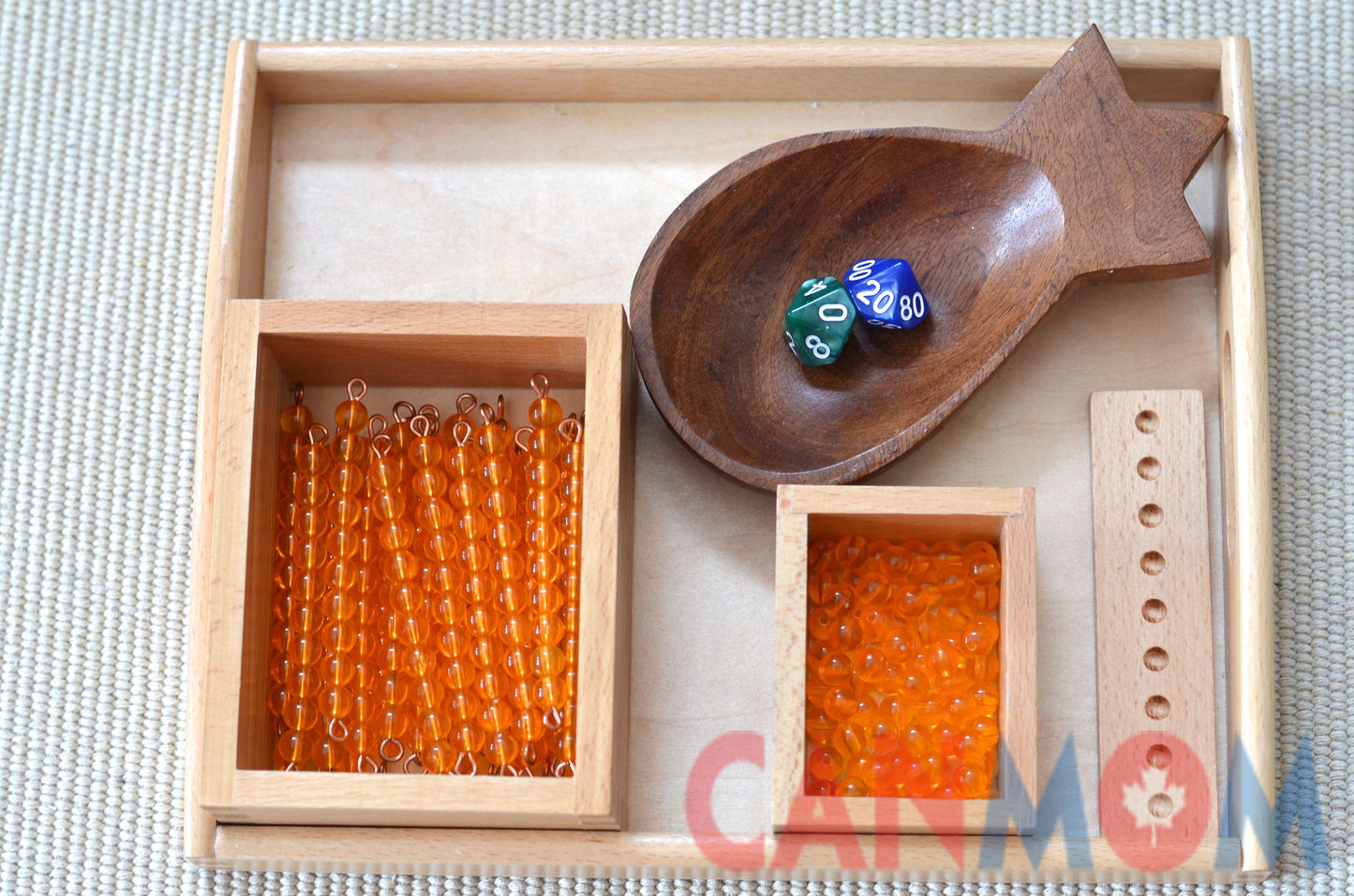 Double digits number learning Montessori bead Set