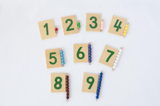 Montessori numbers bead bars | Montessori math materials | Montessori toys | preschool | gift for children | learning toy | homeschool