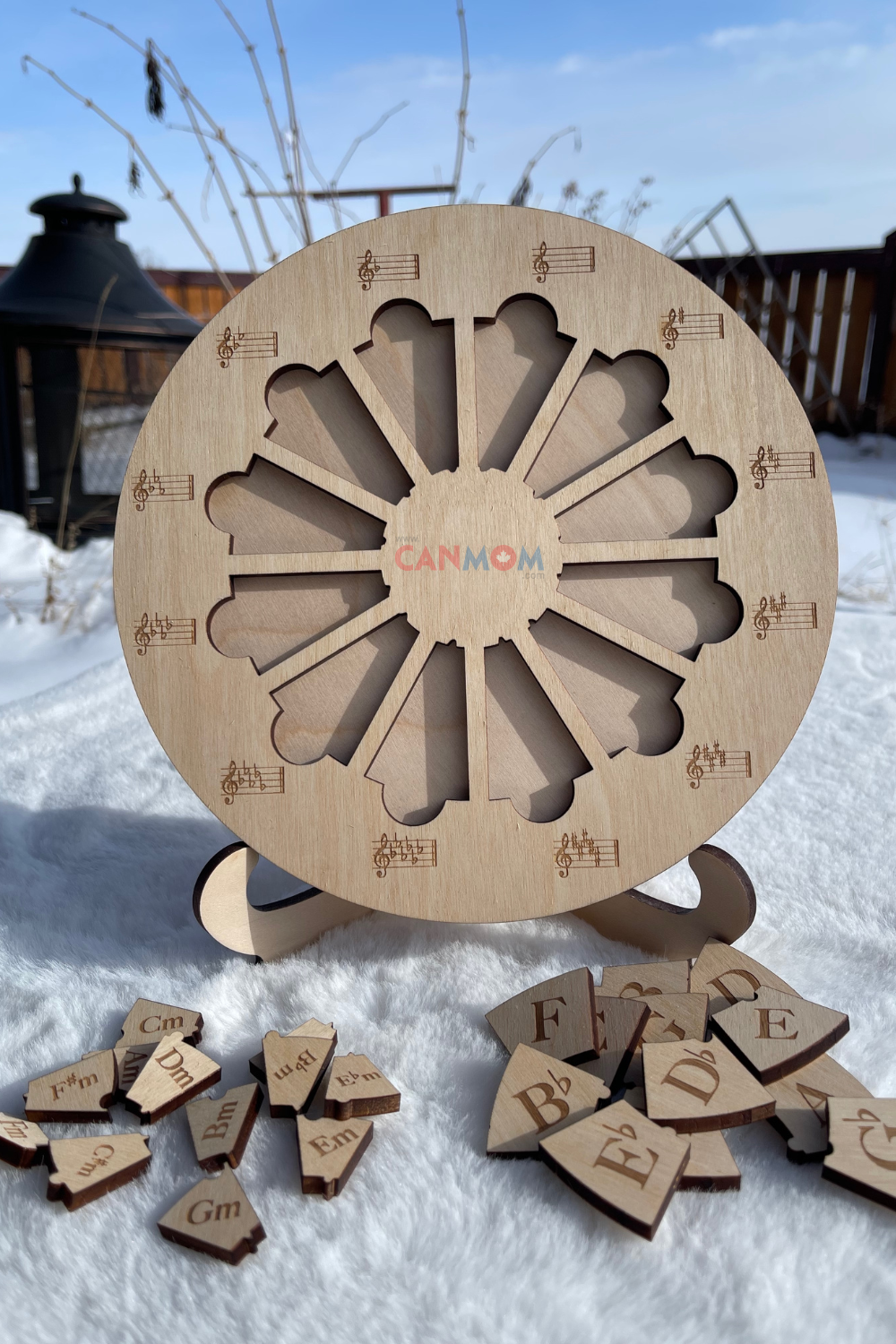 Circle of fifths puzzle | Learn Music Theory  | Montessori hand on music activity