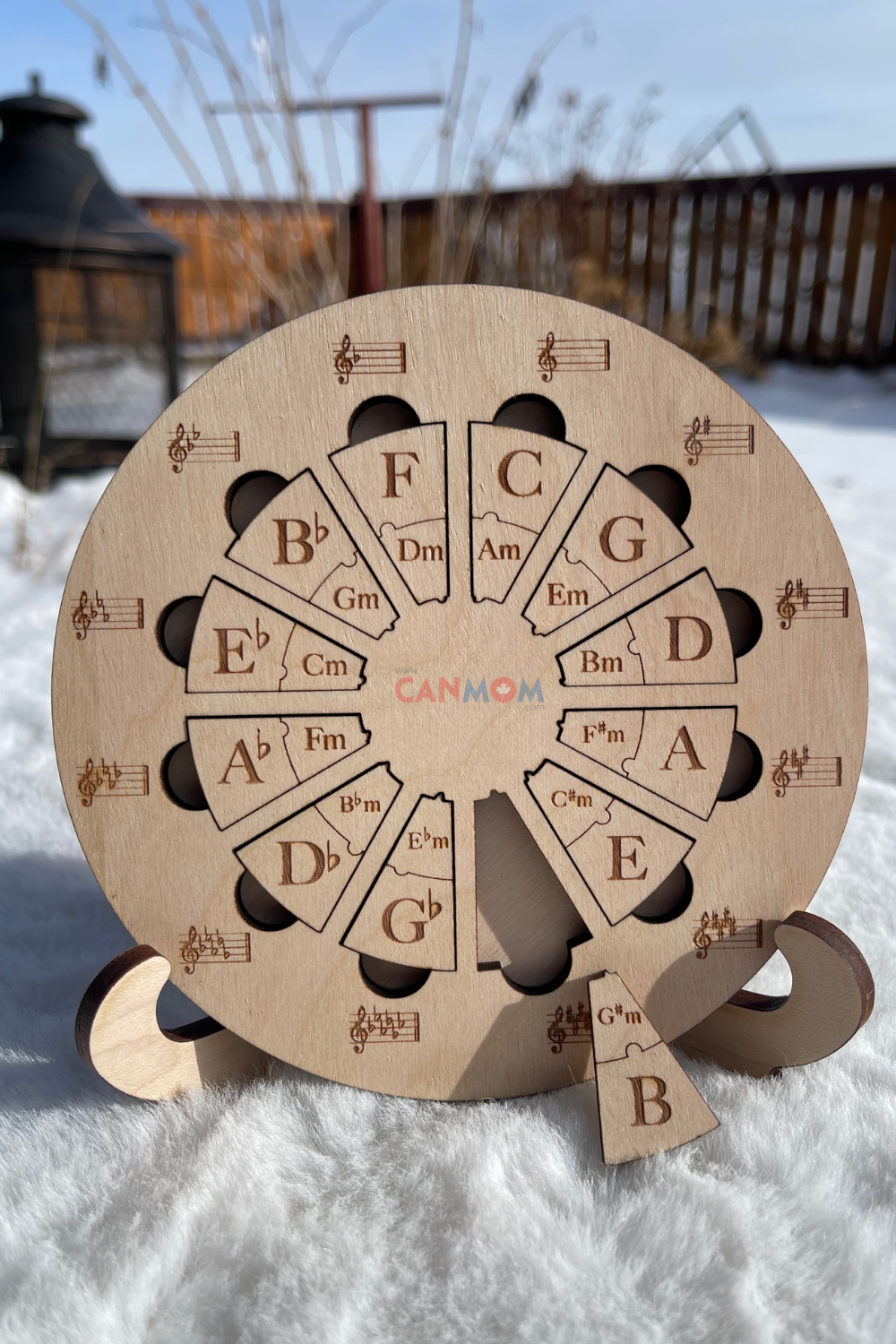 Circle of fifths puzzle | Learn Music Theory  | Montessori hand on music activity