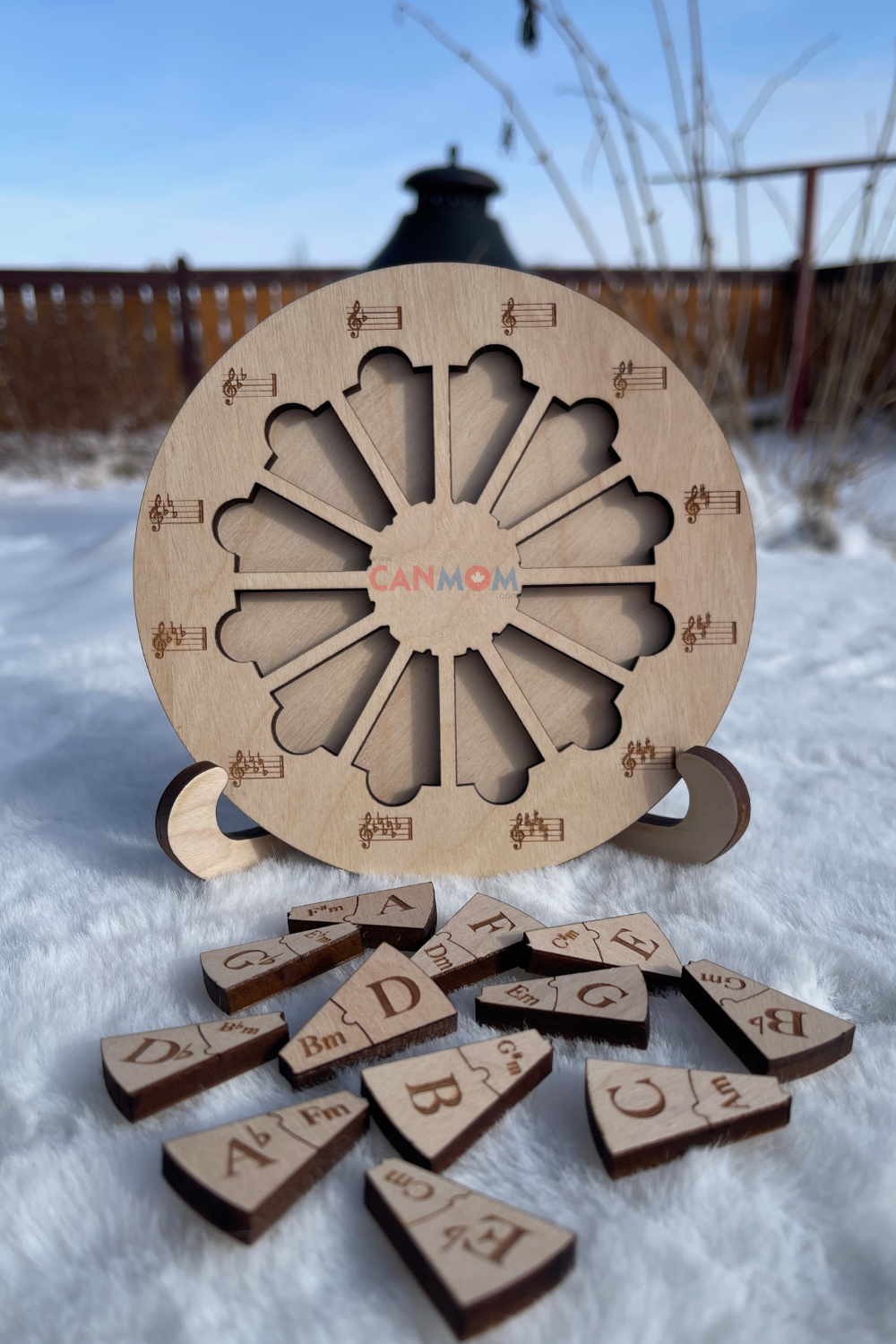 Circle of fifths puzzle | Learn Music Theory  | Montessori hand on music activity