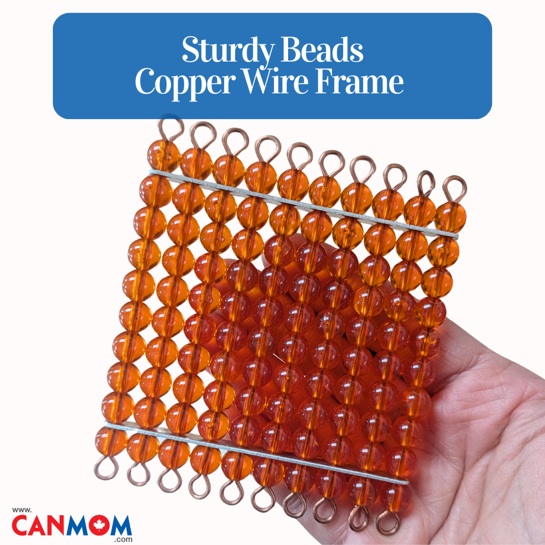 Montessori golden beads/Montessori toy/Montessori Math toy Set/Montessori Math/Kindergarten Math/Homeschool Math/Math Activities