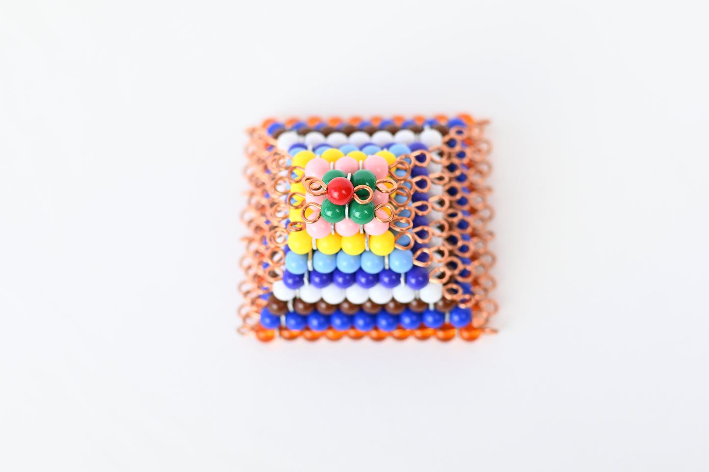 Montessori Bead Squares with Wooden Tiles | Master Square Numbers & Early Algebra Skills