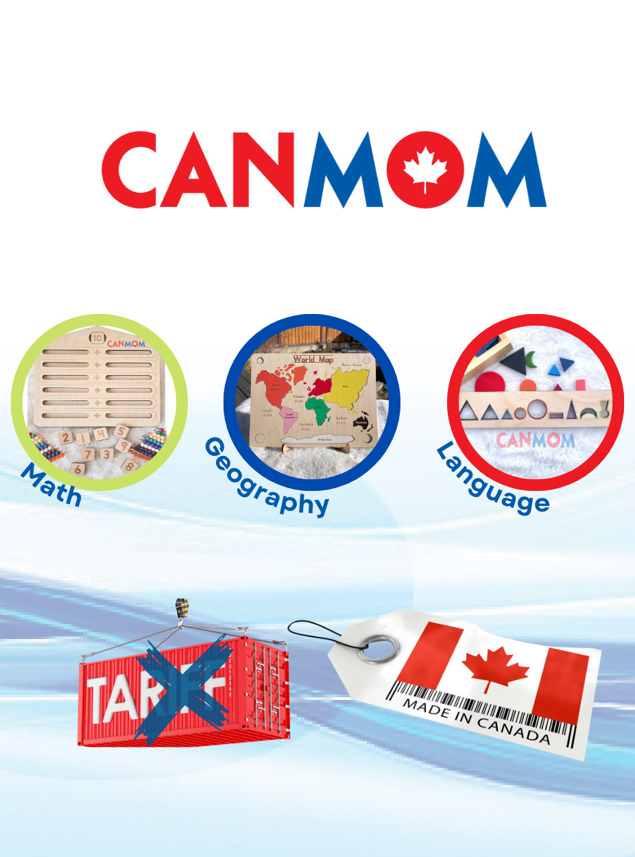 Wooden Montessori Continent Stencils