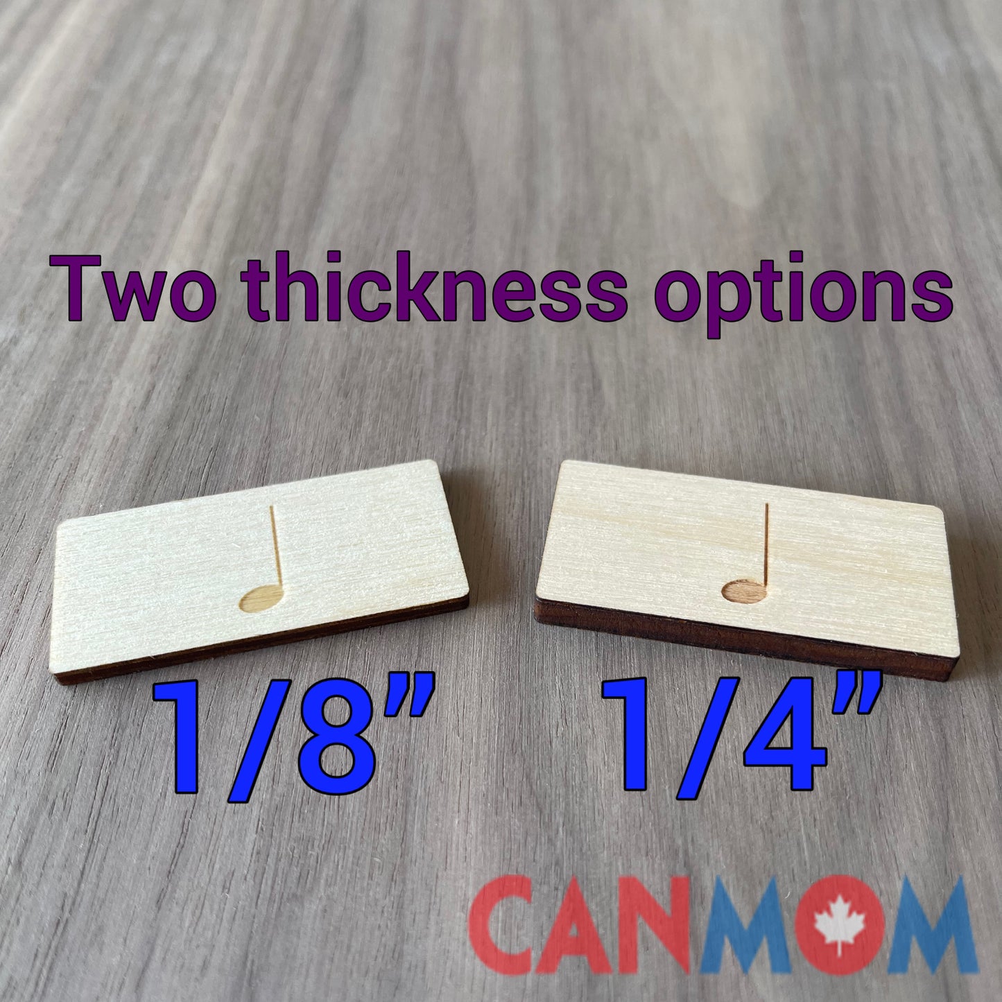 Montessori inspired music notes learning toy | Suzuki piano learning tools - two sided