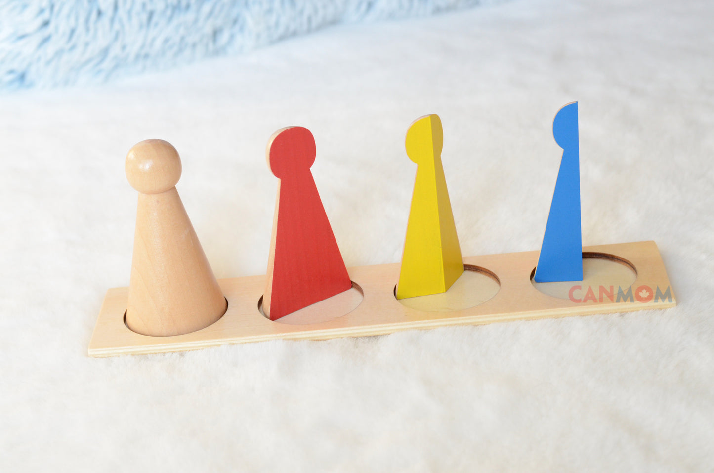 Montessori learn fraction math toy. Fraction skittles with wooden natural dice / math busy bag / gift for children / math game