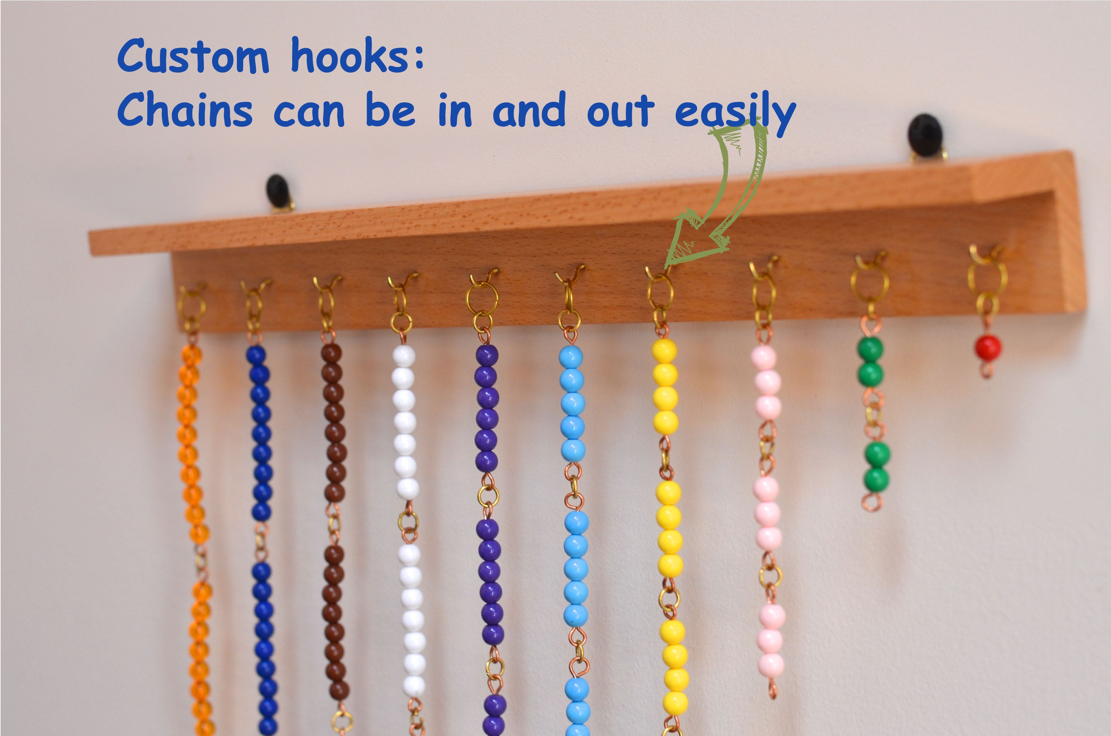 Montessori short bead chains
