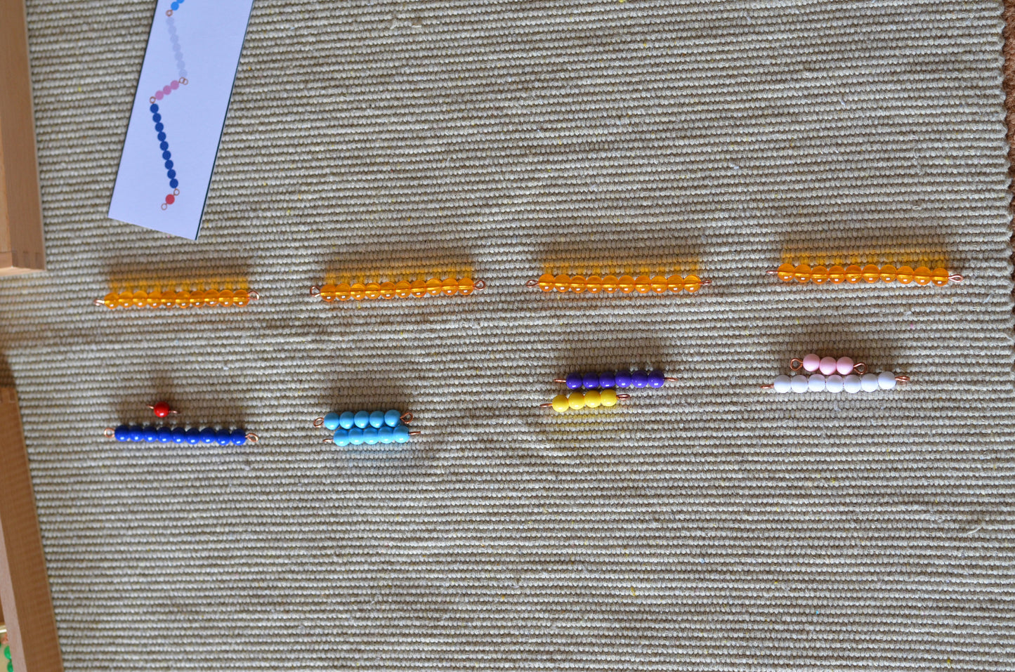 Montessori make ten math game / snake game