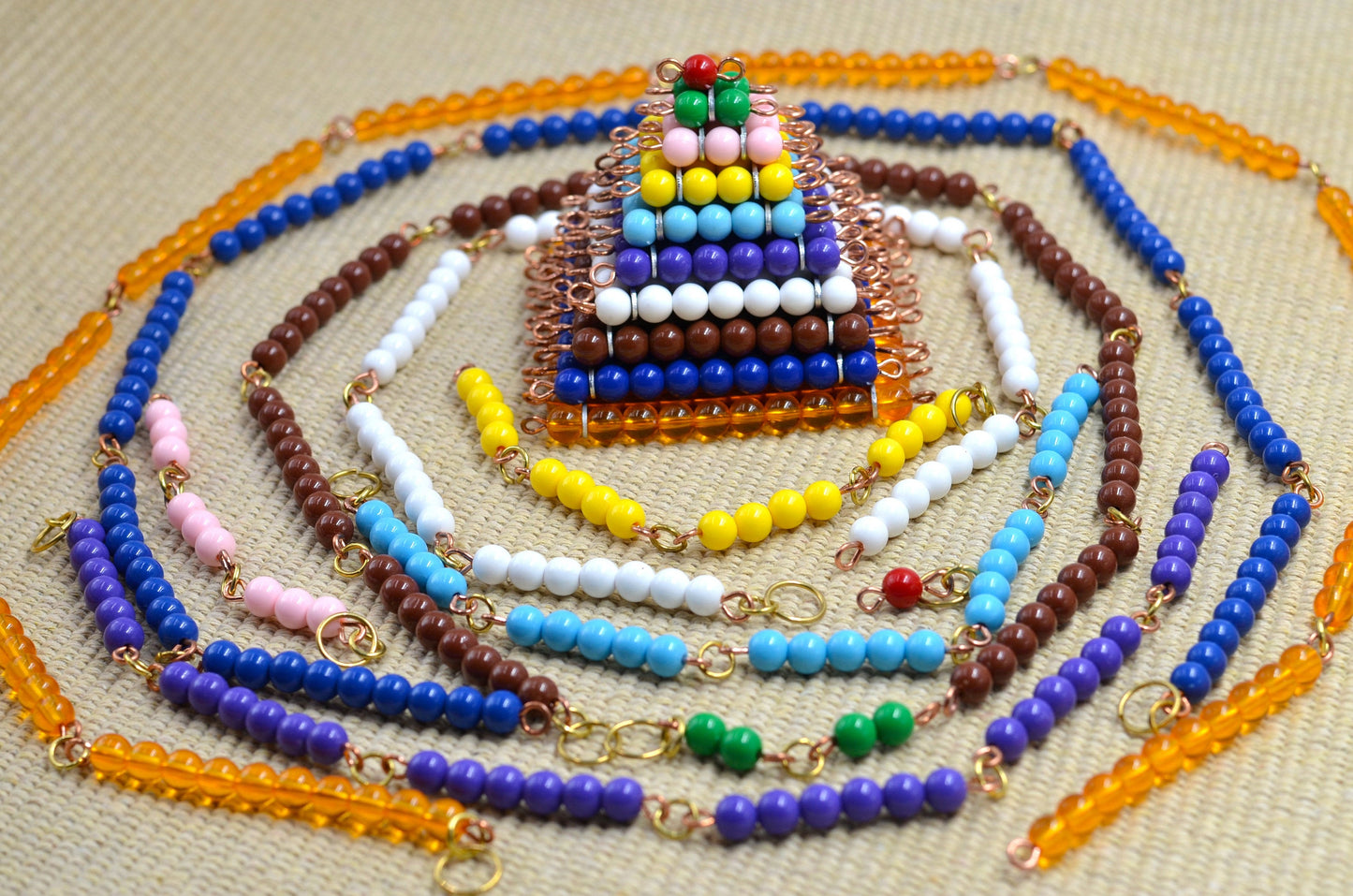 Montessori short bead chains