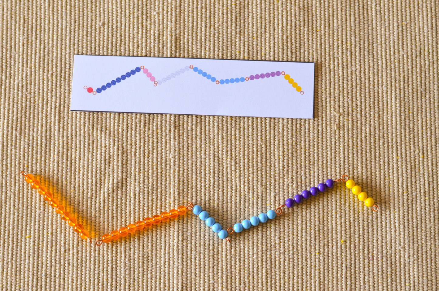 Montessori make ten math game / snake game