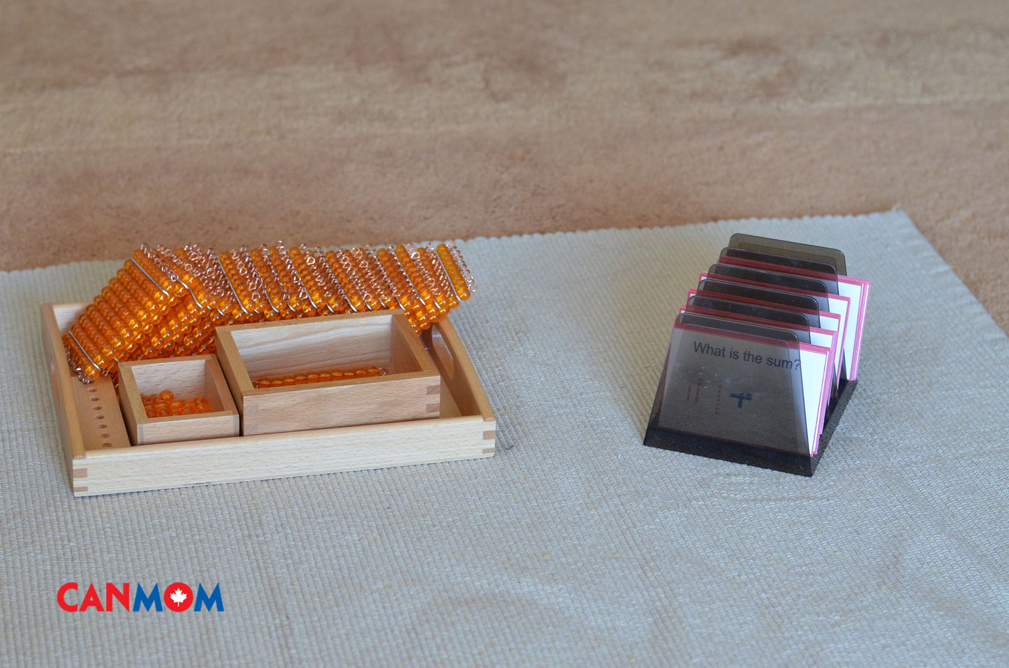 Montessori regrouping addition command cards / Montessori golden bead system task cards