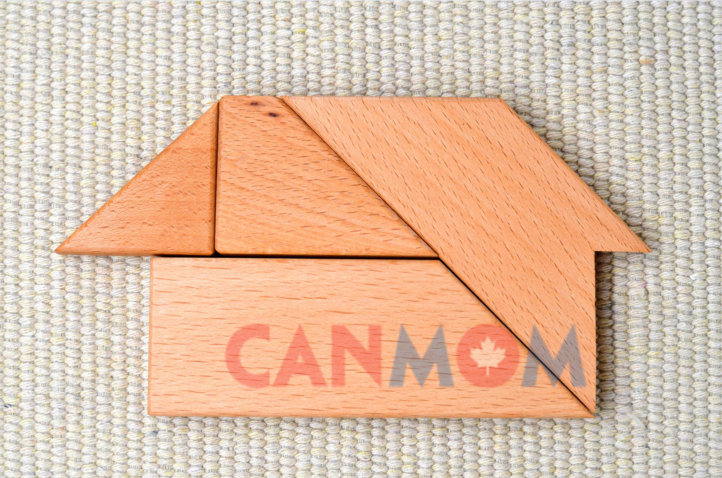 Natural wooden puzzle learning toy / brain teaser / birthday gift / puzzles tangram
