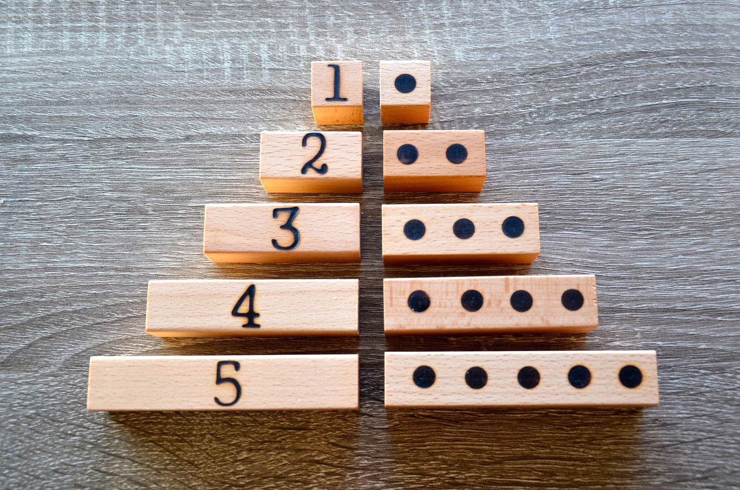 Montessori personalized number puzzle / Preschool Math learning puzzle / educational wooden puzzle / personalized xmas gift / children gift