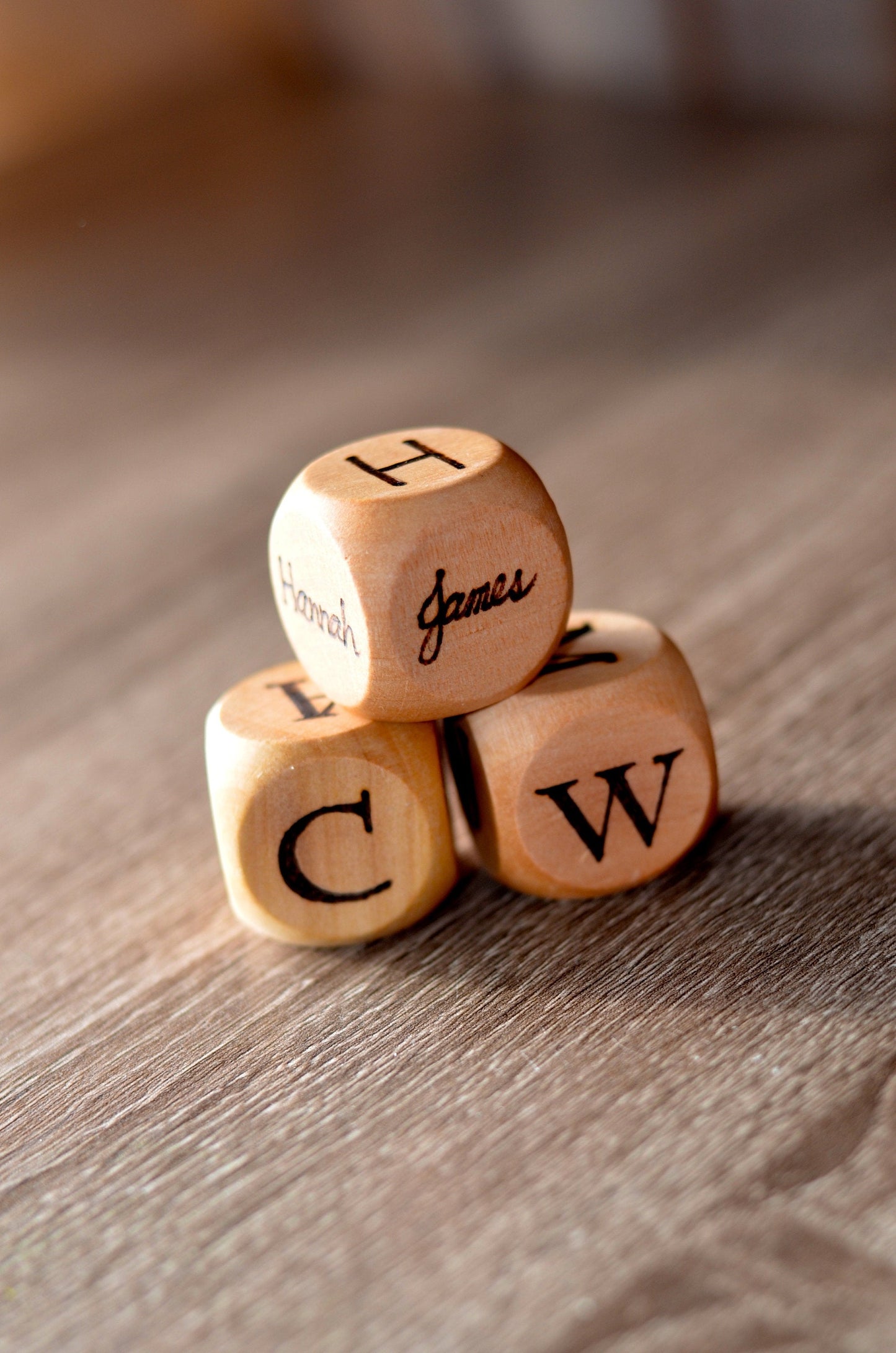 Personalized family dice / kids dice / personalized name dice / party gift / family gift