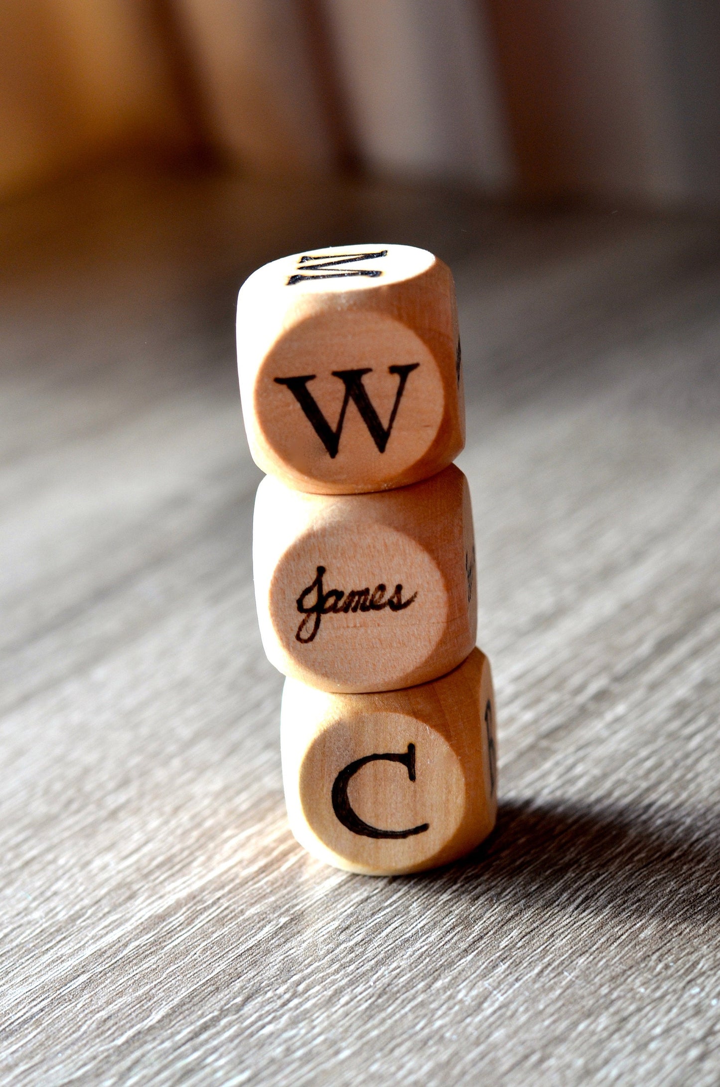 Personalized family dice / kids dice / personalized name dice / party gift / family gift