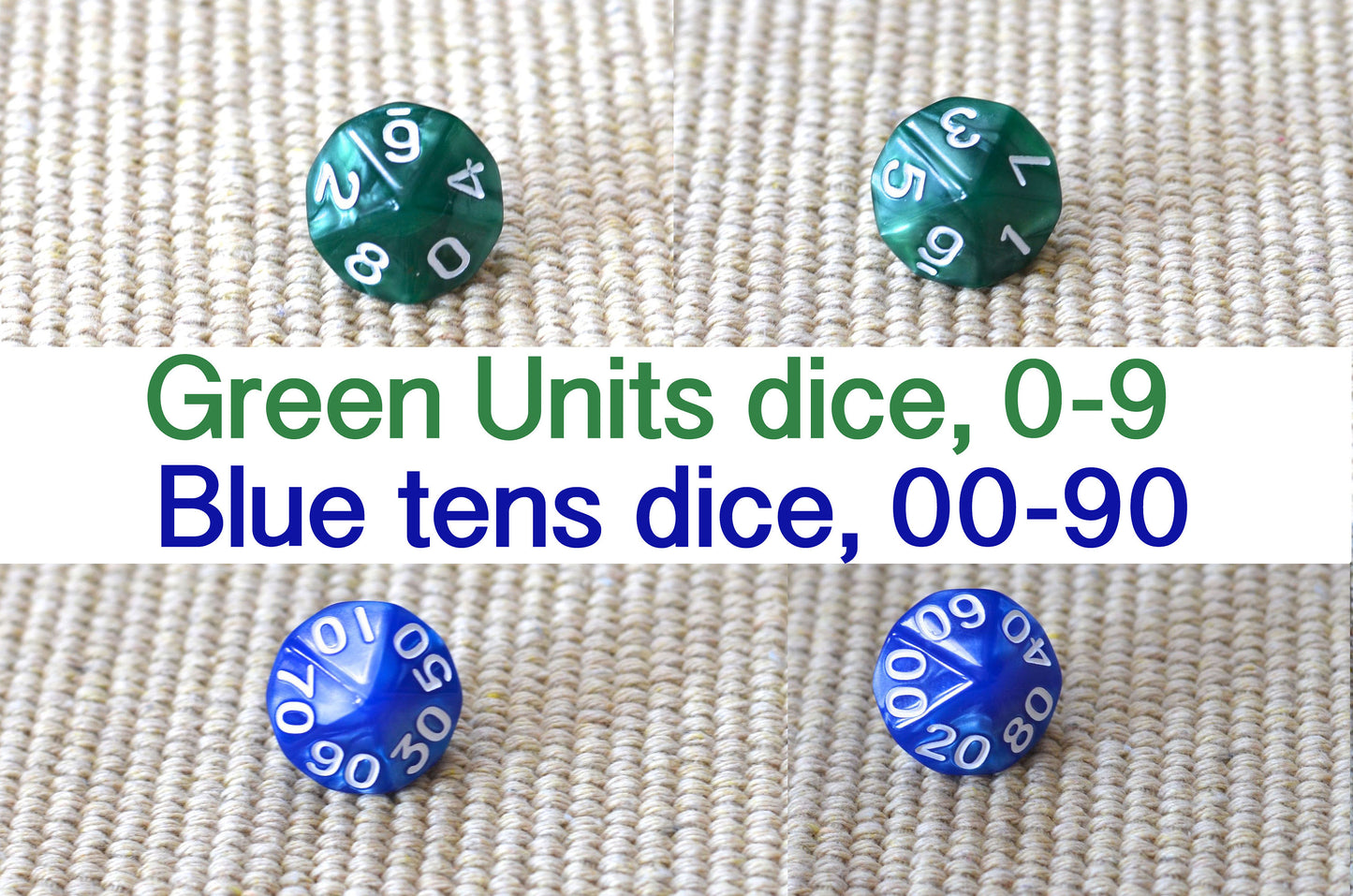 Montessori Math dices