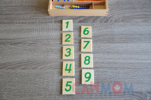 Montessori double digits learning place value math set