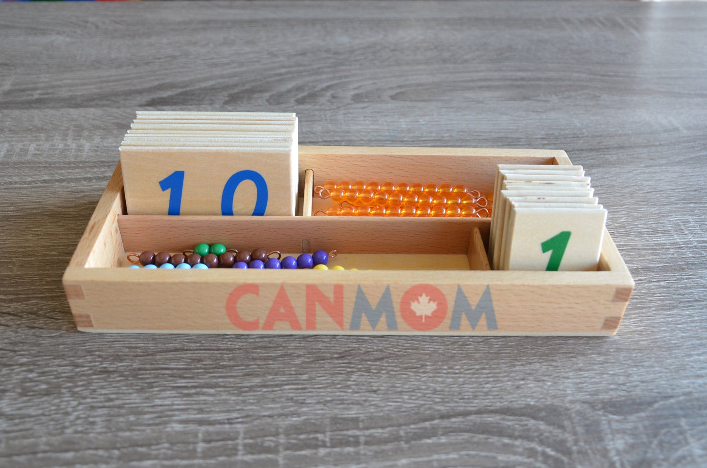 Montessori double digits learning place value math set