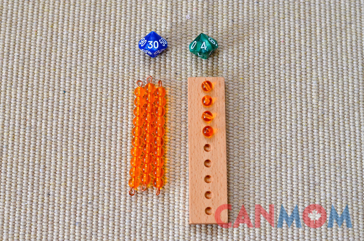 Double digits number learning Montessori bead Set