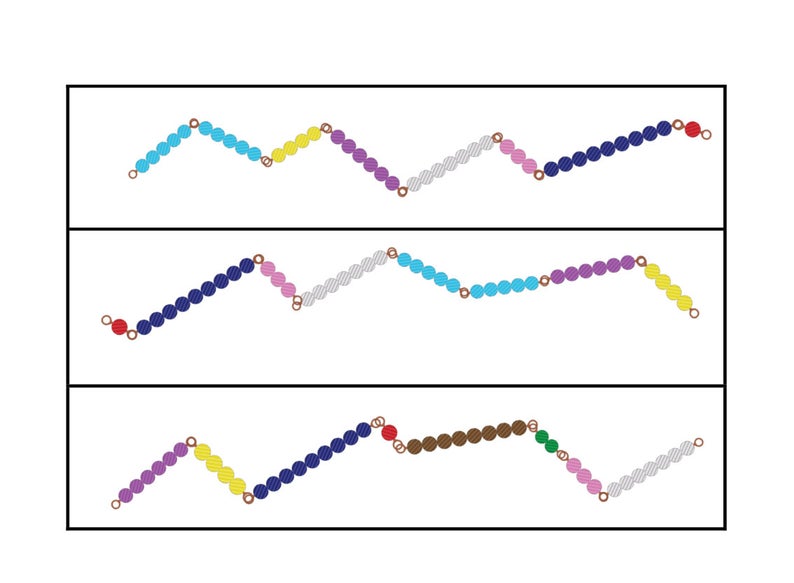 Montessori addition subtraction math snake game - style A