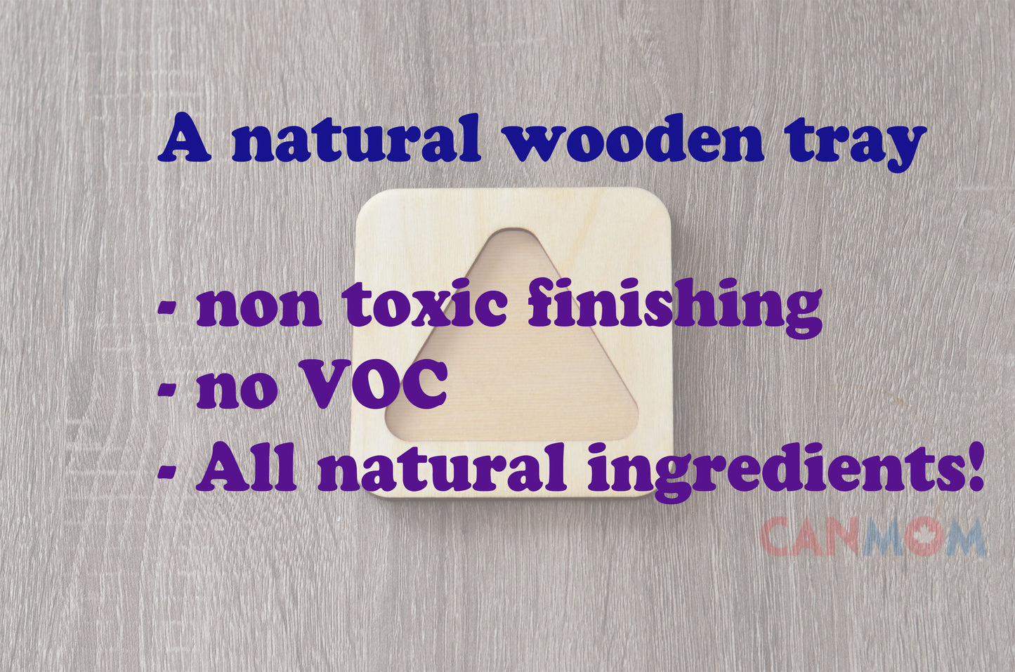 Montessori numbers bead bars with natural wooden tray