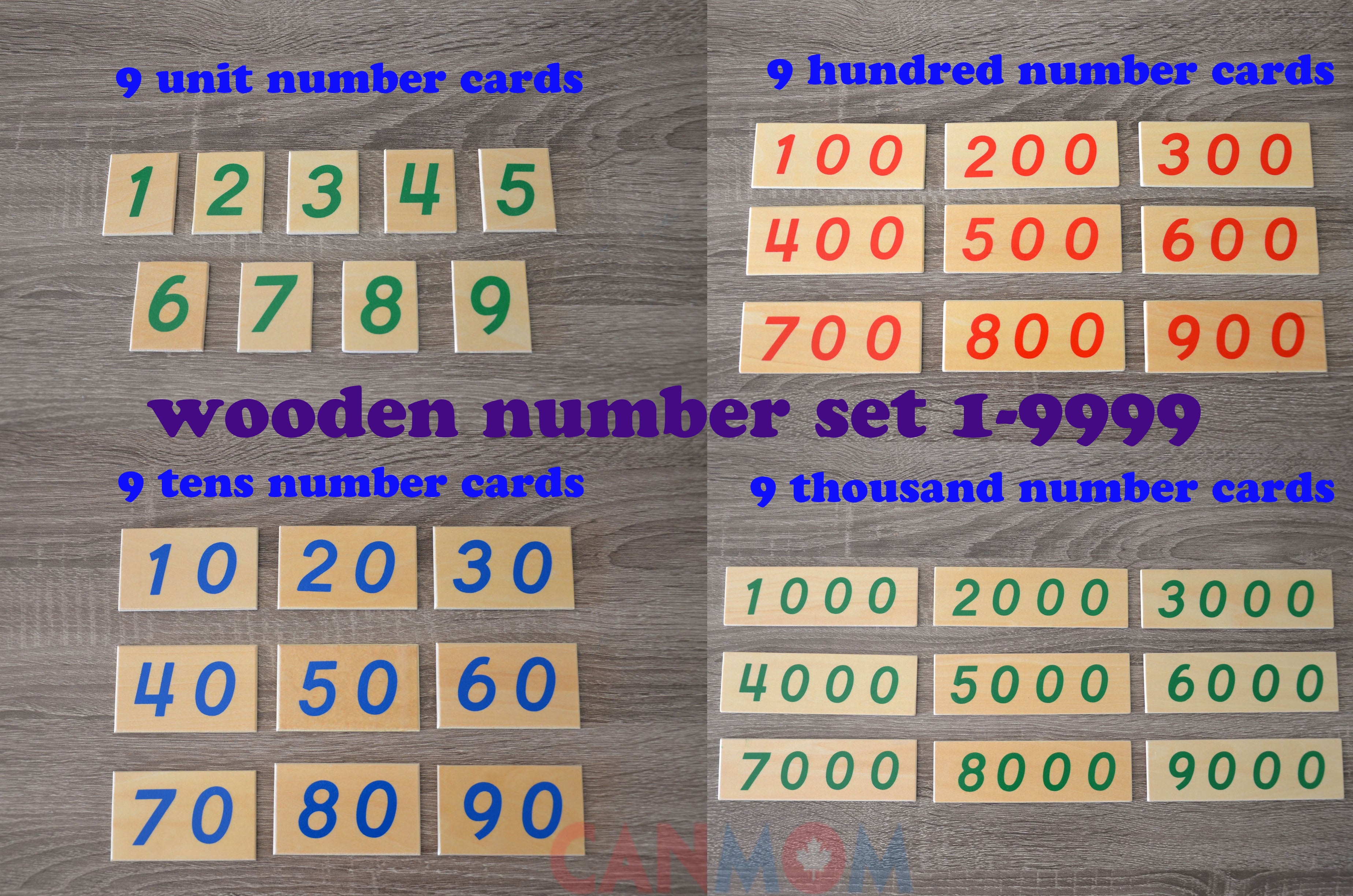 Number learning toy / Montessori golden bead math toys / homeschool / place value / learning toys / gift for children